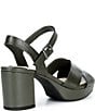 Alex Marie Anette Leather Cross Band Platform Sandals - Image 2