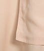 Alex Marie Anne Drapey Linen Straight Leg Cargo Pants, Color:Apricot - Image 4
