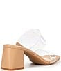 Color:Clear - Image 2 - Austyn Clear Vinyl Banded Sandals