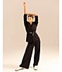 Alex Marie Coordinating Ava Jetset-Tech Super Stretch Trouser Pants, Color:Black - Image 11