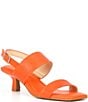 Color:Orange Citrus - Image 1 - Barbra Double Band Heel Sandals