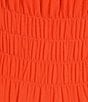 Alex Marie Bentley Pebble Crepe Scoop Neck Sleeveless Maxi Dress, Color:Clementine - Image 3