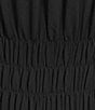 Alex Marie Bentley Pebble Crepe Scoop Neck Sleeveless Maxi Dress, Color:Black - Image 3