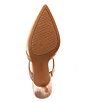 Color:Rose Gold - Image 6 - Brielle Shimmer Rhinestone Banded Dress Mules