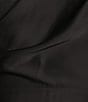 Alex Marie Camila Stretch Satin Asymmetrical One Shoulder Metal Loop Strap A-Line Maxi Dress, Color:Black - Image 3