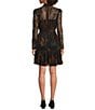 Alex Marie Carley Burnout Turtleneck Long Sleeve Dress - Image 2