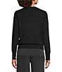 Alex Marie Cheers Wool Blend Knit Coupe Crew Neck Long Sleeve Pullover Sweater - Image 3