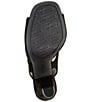 Color:Black - Image 6 - Claudie Suede Slingback Cone Heel Sandals