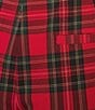 Alex Marie Coordinating Alexa Stretch Tartan Full Length Skinny Leg Pants, Color:Red Tartan - Image 4
