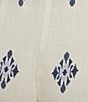 Alex Marie Coordinating Natalie Wide Leg Linen Blend Pants, Color:Blue Diamond - Image 4