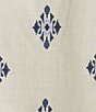 Alex Marie Coordinating Remi Linen Sleeveless Blouse, Color:Blue Diamond - Image 4