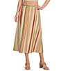 Alex Marie Coordinating Sabrina Stripe Printed Poplin Skirt - Image 1
