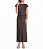 Alex Marie Coordinating Shirley Stretch Satin Skirt - Image 3