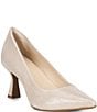 Alex Marie Cowen Lizard Embossed Leather Pumps - Image 1