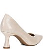 Alex Marie Cowen Lizard Embossed Leather Pumps - Image 2