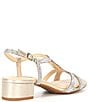Color:Soft Gold - Image 2 - Cymone Rhinestone Dress Sandals