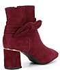 Color:Cherrywood - Image 2 - Dashauna Suede Ankle Bow Booties