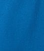 Color:Turquoise - Image 3 - Della Short Sleeve Linen Blend Romper