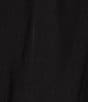 Color:Black - Image 3 - Enola Surplice V-Neck 3/4 Sleeve Wrap Dress