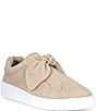 Alex Marie Felicity Suede Bow Platform Sneakers - Image 1