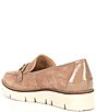 Color:Piazza Taupe - Image 3 - Flynn Suede Chain Platform Loafers
