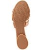 Color:Sweet Caramel - Image 6 - Fraser Leather Woven Strap Sandals