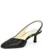 Color:Black - Image 4 - Garielle Hotfix Rhinestone Slingback Pumps