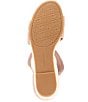 Color:True Taupe - Image 6 - Greer Suede Cross Band Wedge Sandals