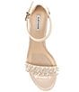 Alex Marie HalmarThree Patent Pearl Strap Block Heel Sandals | Dillard's