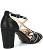 Color:Black - Image 2 - Hashleigh Metallic Mesh Jeweled Dress Sandals