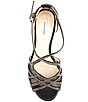 Color:Black - Image 5 - Hashleigh Metallic Mesh Jeweled Dress Sandals