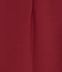 Alex Marie Heidi Funnel Neck Long Sleeve Social Dress, Color:Wine - Image 3