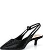 Alex Marie Jocelyn Rhinestone Embellished Double Strap Slingback Pumps - Image 4