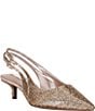 Alex Marie Jocelyn Rhinestone Embellished Double Strap Slingback Pumps - Image 1