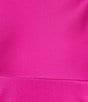 Alex Marie Kayla Stretch Mikado Square Neck Sleeveless Gown, Color:Shocking Pink - Image 3