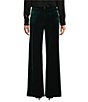 Alex Marie Kelly Stretch Velvet Flare Pants - Image 2