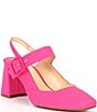 Color:Pink - Image 1 - Leighten Square Toe Slingback Pumps