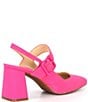 Color:Pink - Image 2 - Leighten Square Toe Slingback Pumps
