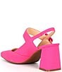 Color:Pink - Image 3 - Leighten Square Toe Slingback Pumps