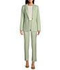Alex Marie Liza Anywhere, Everywhere Coordinating Peak Lapel Blazer, Soft Mint - Image 3