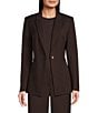 Alex Marie Liza Anywhere, Everywhere Coordinating Peak Lapel Blazer, Espresso - Image 1