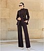 Alex Marie Liza Anywhere, Everywhere Coordinating Peak Lapel Blazer, Espresso - Image 6