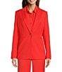 Alex Marie Liza Anywhere, Everywhere Coordinating Peak Lapel Blazer, Bright Poppy - Image 4