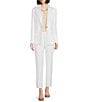 Alex Marie Liza Anywhere, Everywhere Coordinating Peak Lapel Blazer, True White - Image 3