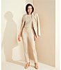 Alex Marie Liza Anywhere, Everywhere Coordinating Peak Lapel Blazer, Sandstone Tan - Image 12