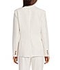 Alex Marie Liza Anywhere, Everywhere Coordinating Novelty Stripe Peak Lapel Blazer, Color:Ivory/Tan - Image 3