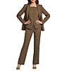 Alex Marie Liza Anywhere, Everywhere Coordinating Peak Lapel Plaid Blazer - Image 3