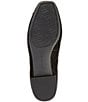 Color:Black - Image 6 - MargoTwo Suede Pearl Buckle Flats