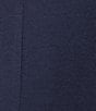 Color:Navy - Image 3 - Mariana Knit Jersey Scoop Neck Sleeveless Midi Shift Dress