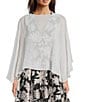 Alex Marie Marilyn Sheer 3/4 Sleeve Wrap - Image 4